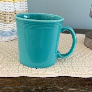 Fiesta Ceramic Turquoise Coffee Mug - Classic Everyday Cup